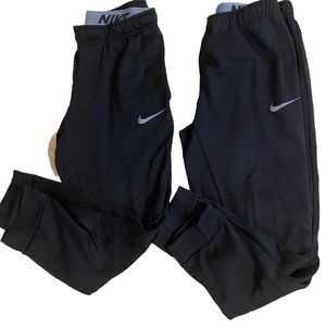 Two Nike Dri-Fit Therma Men's Jogger Pants - Black, Size M Bundle! 2 Pairs!